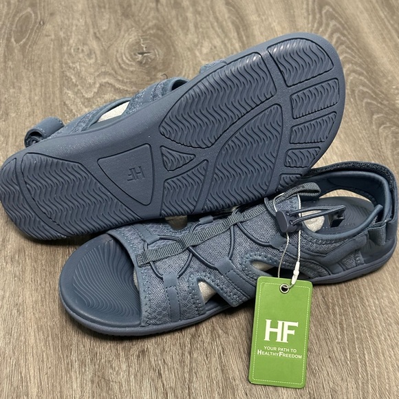 HF Men\'s Navy 7.5/8 (Women’s 10/10.5) Sport Sandals - Comfortable Outdoor Style main image 5